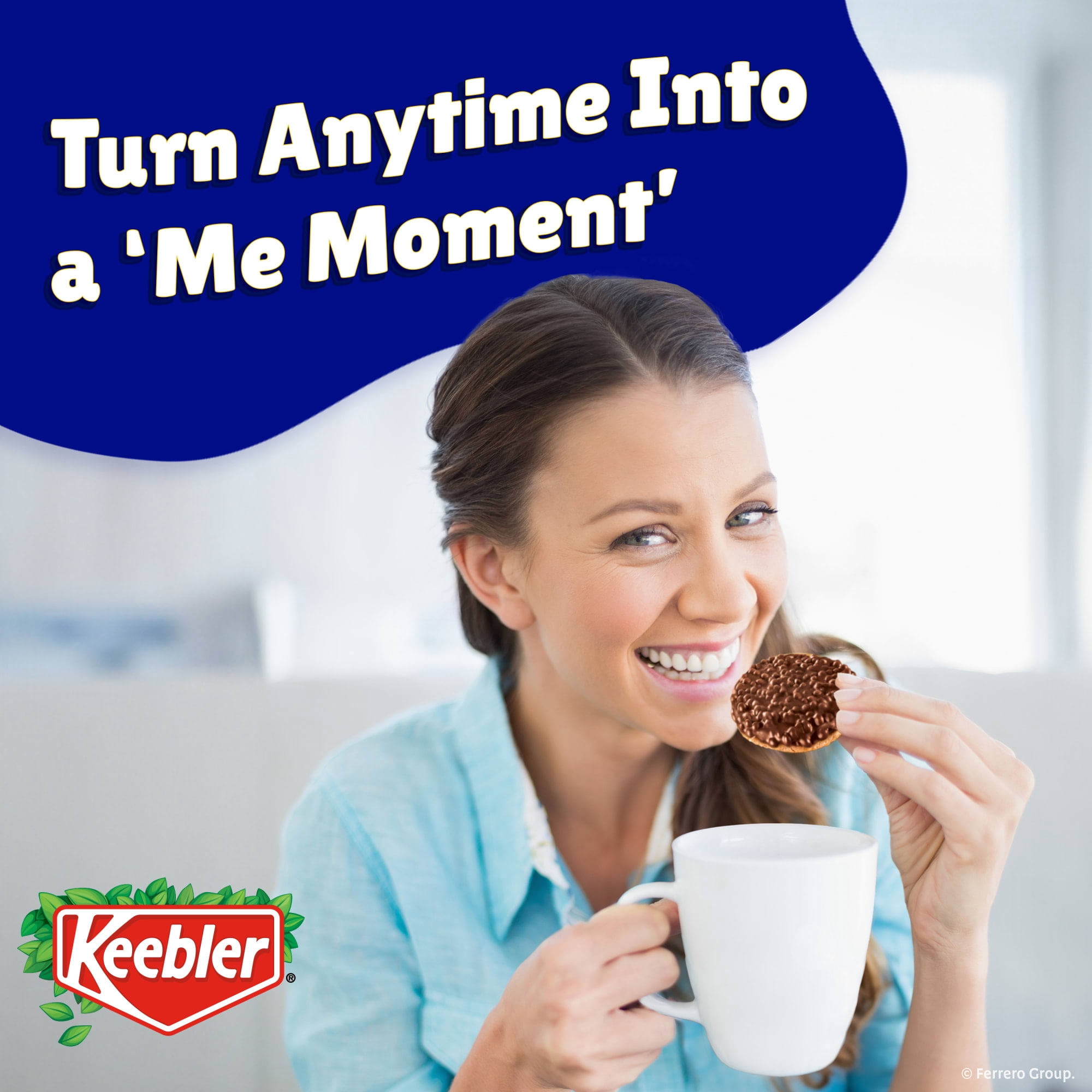 Keebler Chips Deluxe CRUNCH Cookies with Milk Chocolate Chips and Crisped Rice, Crunchy Chocolate, 9.5 oz