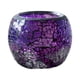 thumbnail image 1 of Portavelas de cristal decorativo Kearding estilo europeo Púrpura, 1 of 6