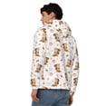 thumbnail image 4 of Kdxio Fall Squirrel Print Men Hoodies Casual Hoodies for Men with Zip Pockets Full Zip Long Sleeve Sweatshirt Sports Hooded Jacket-Medium, 4 of 5