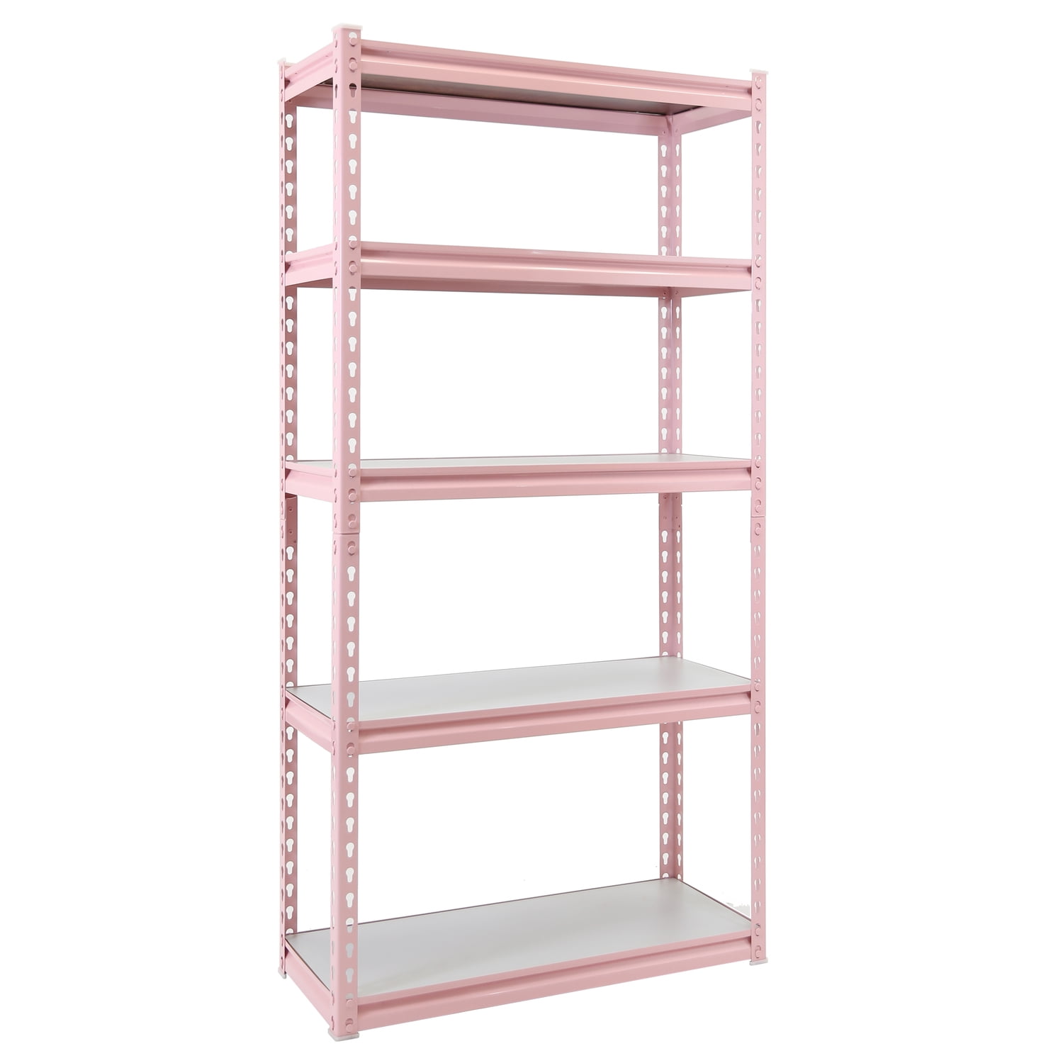 King's Rack Pink 5-Tier Metal Boltless Storage Shelving