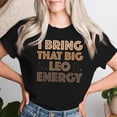 thumbnail image 2 of Leo Queen Vibes T-Shirt – Melanated Big Leo Energy Afro Women Graphic Tee – Melanin Pride Astrology Zodiac Shirt – Empowering Casual Short Sleeve Top for Women, 2 of 3