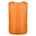 thumbnail image 4 of MSemis Men's Mesh Tank Tops Fishnet See Through Breathable Athletic Sportswear Orange L, 4 of 7