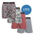 thumbnail image 2 of Badger Smith Men’s 100% Cotton Boxer Shorts, Comfortable Multicolor Checks, Multi-Pack, Small, 2 of 12