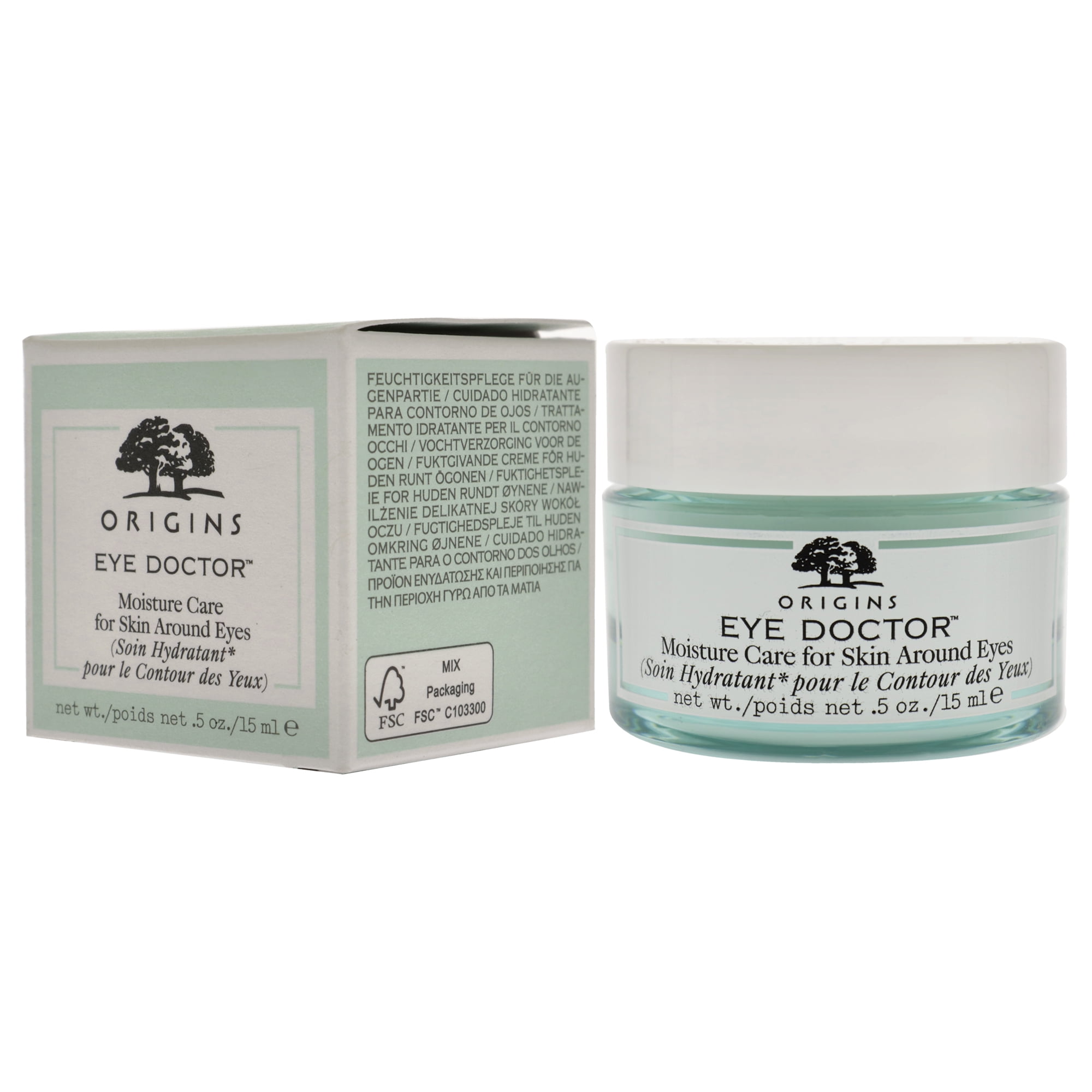 Origins Eye Cream, 0.5 oz Moisturizer with Cucumber, Rosemary, and
