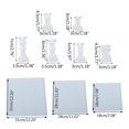thumbnail image 3 of 3D International Chess Checkerboard Crystal Epoxy Mold Checkerboard Casting Resin Mold Chess Checkers Board Resin Mold L, 3 of 4