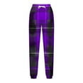 thumbnail image 5 of WXLWZYWL Women Merry Christmas Sweatpants Drawstring Jogger Snowflake Fun Print Elastic Waist Casual Trousers Warm Comfy Pants with Pockets, 5 of 5