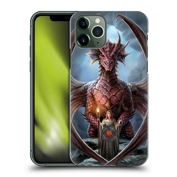Head Case Designs Officially Licensed Anne Stokes Dragon Friendship Guardian Hard Back Case Compatible with Apple iPhone 11 Pro