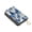 Blue and White Butterfly, variant on PU Leather Zipper Card Case Credit Card Holder Small Wallets Beautiful Glowing Deer