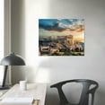 thumbnail image 3 of Nawypu Greek Acropolis Canvas Wall Art Pictures Poster Printing Modern Home Prints Decor 20x16 inch, 3 of 4