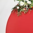 thumbnail image 2 of Efavormart 7.5ft Matte Red Round Spandex Fit Wedding Arch Backdrop Cover - 2-Sided Custom Fit Backdrop Stand Arch Cover, 2 of 11
