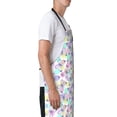 thumbnail image 3 of Bingfone Butterflies On Polka Dots Apron Gifts For Men, Women Professional Grade Chef Apron For Kitchen,Bbq & Grill, 3 of 9