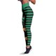 thumbnail image 5 of Gibobby Pantalones deportivos Leggings verdes Good Paddystripes para mujer Pantalones de gimnasia Running Print Luck For Yoga Pilates Pantalones Pantalones(Anaranjado， L), 5 of 5