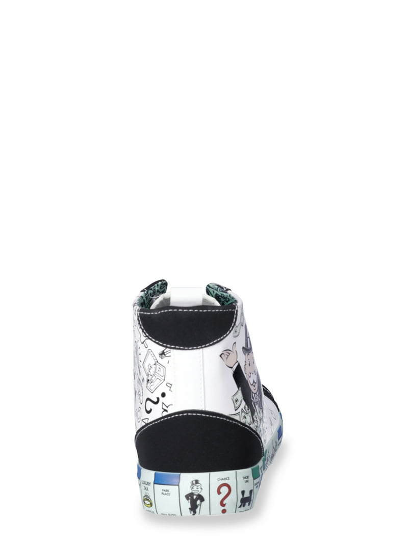Monopoly Themed High-Top Sneakers Men\'s 11.5 Monopoly Men main image 2