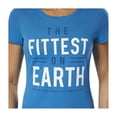 thumbnail image 3 of Camiseta Reebok CrossFit Graphic para mujer, azul, pequeña, 3 of 6
