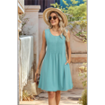thumbnail image 4 of Loose Tank Dress Bean Green S, 4 of 10