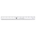thumbnail image 2 of Charles Leonard Translucent Plastic Ruler, 12 Inch, 48 Count, 2 of 2