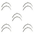 thumbnail image 2 of Guardoinrt 2pcs Go-to Accessory For DIY Crafts Metal Frame Kiss Clasp Lock Exquisite silver 15.2CM 5Set, 2 of 6