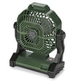 thumbnail image 3 of TFixol-ventilador de escritorio giratorio, recargable, portátil, con luz, 3 of 8