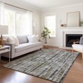 thumbnail image 5 of Addison Rugs Mayfield Washable Transitional Broken Bars Silver Rectangle Rug, 2'6" x 3'10", 5 of 5