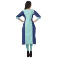 thumbnail image 4 of Moomaya Vêtements Ethniques pour Femmes Kurta Punjabi Longue Droite pour Femmes Robe Indienne Décontractée, 4 of 6