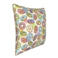 thumbnail image 2 of Haiem Glazed Donuts Print Velvet Soft Solid Decorative Square Throw Pillow Covers Set with Elegant Piping Christmas Cushion Case for Sofa Bedroom Car-18"x18", 2 of 8