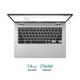 thumbnail image 5 of Asus Chromebook C424 C424MA-WH44F 14 Chromebook - Full HD - 1920 x 1080 - Intel Celeron N4020 Dual-core [2 Core] 1.10 GHz - 4 GB Total RAM - 64 GB Flash Memory - Silver, 5 of 6