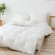 thumbnail image 1 of Juego de Sábanas Desechables para Viajes y Hoteles | Juego de Cama Portátil de 4 Piezas con Sábana Ajustable, Funda Nórdica y Fundas de Almohada | Tela No Tejida Blanca, 1 of 7
