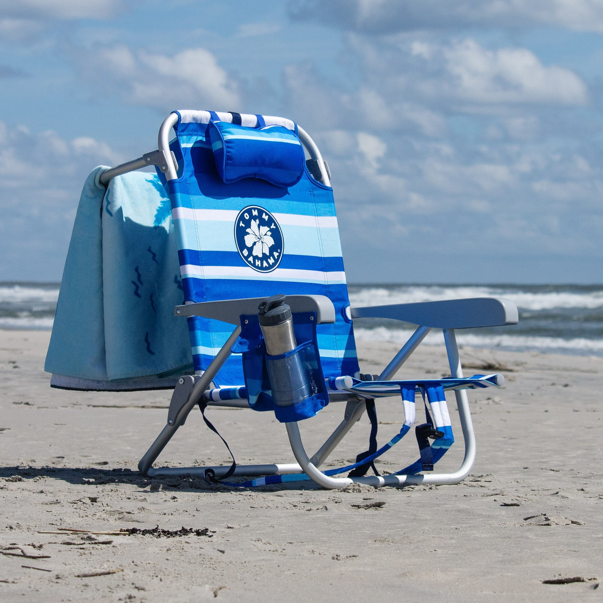 Tommy Bahama Beach Chair 2-pack Blue Stripes