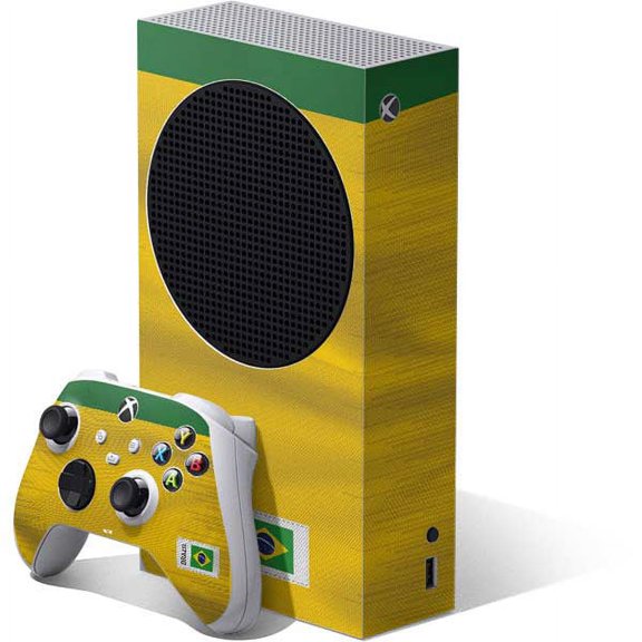 Skinit Countries of the World Brazil Soccer Flag Xbox Series S Bundle Skin