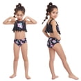 thumbnail image 3 of Bullpiano Bathing Suits Two-Pieces Crop Tank Top Bikini Bottoms Kids Sunsuit Girls Cute Cartoon Swimsuits 2-12T Tankini Suit, 3 of 5