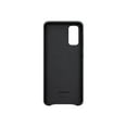 thumbnail image 2 of Samsung Leather Cover EF-VG980 - Back cover for cell phone - aluminum, leather - black - for Galaxy S20, S20 5G, 2 of 3