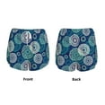 thumbnail image 5 of Xecao's Bohemian Mandala for a double-layer running short for women, perfect for gym, tennis, and more, featuring a convenient pocket., 5 of 9