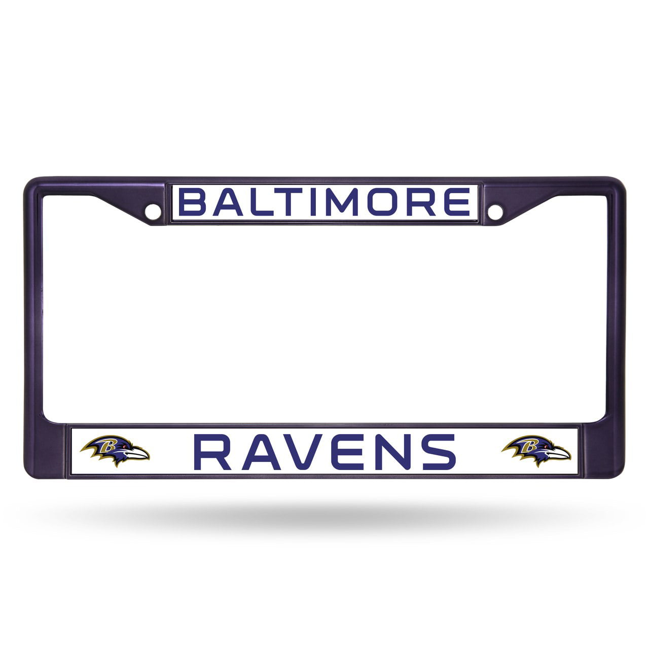 Rico Industries Baltimore Ravens Metal Tag License Plate Carbon Fiber Design Premium Aluminum Novelty Football Inc 