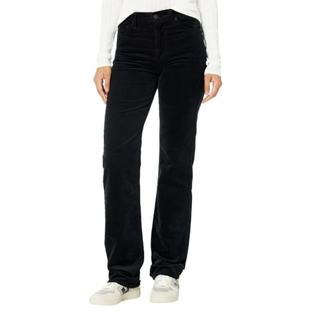 AG Adriano Goldschmied Alexxis Vintage High-Rise Straight Extended Hem in Super Black Super Black 32