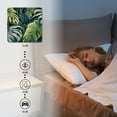 thumbnail image 4 of Square Wall Clock,Detailed Illustration Of Monstera Leaves,Silent Non-Ticking Wall Clock Decor for Home Office Kitchen Living Room Bedroom(12inch), 4 of 4