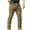 Brown, variant on ZZwxWA Men Clothing Men's Outdoor Solid Color Pocket Slim Pants Full Length Pants Linen Pants Men 50% Off Clear