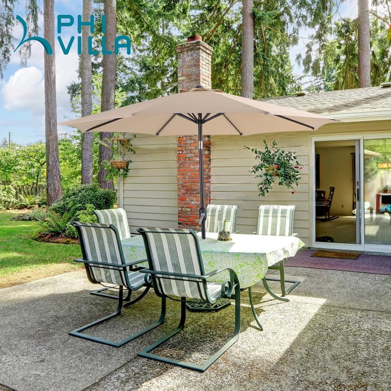 7 piece patio dining set with umbrella Patio Dining Sets with Umbrellas for Backyard Bliss | Colder's