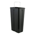 thumbnail image 3 of Organize It All 2 Compartment 40 Liter Step-on Recycling Bin in Stainless Steel, 18.37” x 17” x 24”, 3 of 5