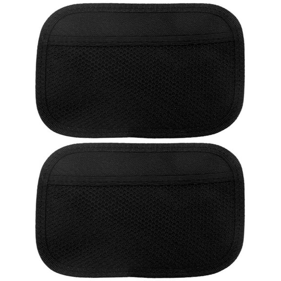 ITSELFER 2pcs Car Net Pocket Side Clutter Scattered Storage Pocket Pouch Phone Holder Mini Car Sticky Organizer Mesh Pocket for Car, Car Seat Gap Interior Accessories Organizer