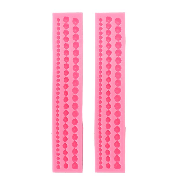 Molde para hornear pasteles de silicona, molde de silicona de 2 piezas, molde de silicona largo, molde para pasteles, instalación sin esfuerzo