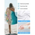 thumbnail image 6 of Beach Towels Quick Dry Absorbent Towels Summer Beach Colorful Slippers Sand Free Beach Towel for Pool Swimming Travel Vacation Ocean Shell Flip Flops Swim Towels, 6 of 7