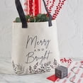 thumbnail image 2 of Creative Brands J6374 Simple Holidays Canvas Tote - Merry, 2 of 2