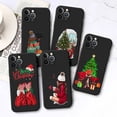 thumbnail image 3 of Funda negra suave con diseño de Feliz Navidad y regalo de Año Nuevo para Huawei Y60 Y61 Y8s Y90 Nova 9 Pro SE 8 10 SE 8i Y70 Plus 10z Y9 Y6 Y7, 3 of 3