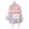 thumbnail image 1 of Mochila de moda de verano para mujer, bolso escolar de gran capacidad para chicas adolescentes, bolsos de hombro impermeables de nailon, bolsos cruzados de tendencia Fivean unisex, 1 of 2