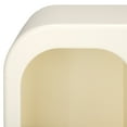 thumbnail image 6 of SAFAVIEH Nefeli Scandinavian 6 Cubby Wood Console Table, Ivory, 6 of 10