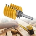thumbnail image 3 of Embout de Routeur, 2 Dents Embouts de Routeurs Tête de Coupe 46mm Réglable pour Menuiserie, 3 of 7