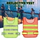 thumbnail image 2 of Chaleco reflectante para correr, chalecos de seguridad, jogging, ciclismo, deportes nocturnos, alta visibilidad ∑ E9O7, 2 of 7