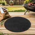 thumbnail image 1 of unbranded Tapete Para Fogatas Y Parrillas Exterior Resistente Al Calor Redondo Color Negro, 1 of 8