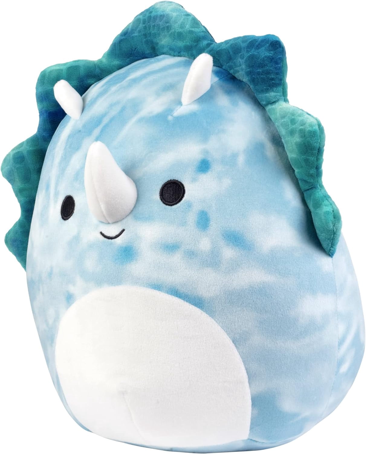 Squishmallows Original 10-Inch Jerome The Triceratops - Official Jazwares Plush - Collectible Soft & Squishy Dinosaur Stuffed Animal Toy - Add to Your Squad - Gift for Kids, Girls & Boys