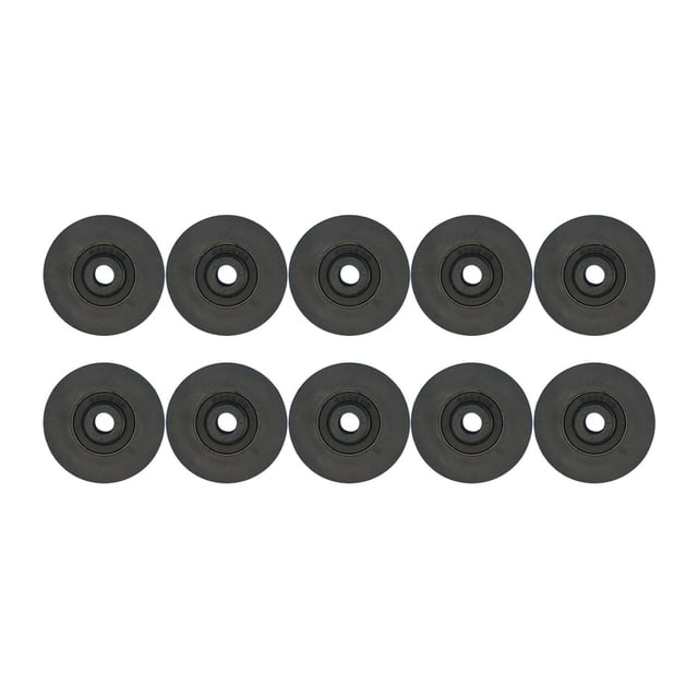 10 piezas de polea de rodamiento para fitness, accesorio para sistema de polea para puerta de garaje y gimnasio 60 mm